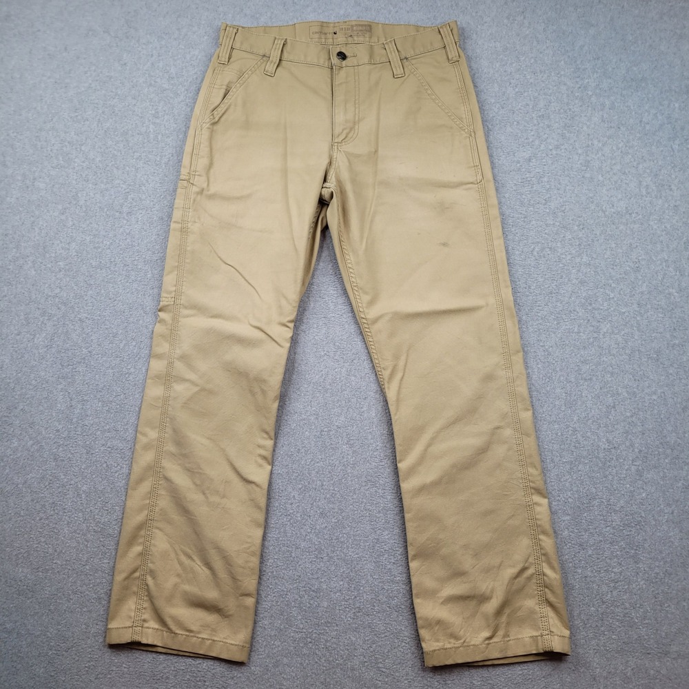 [READ] Carhartt Canvas Work Pant Mens‎ 30x30 Tan Rugged Relaxed Fit BN3109-M